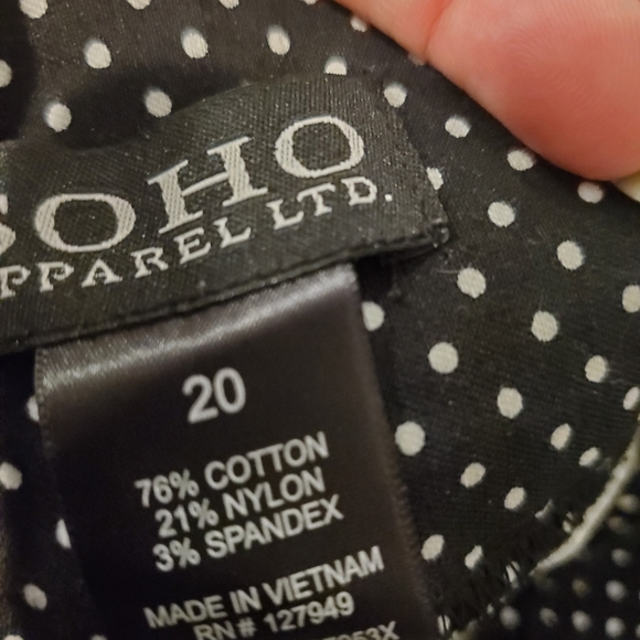 Pinup style high waisted shorts Sz 20 - Picture 3 of 3